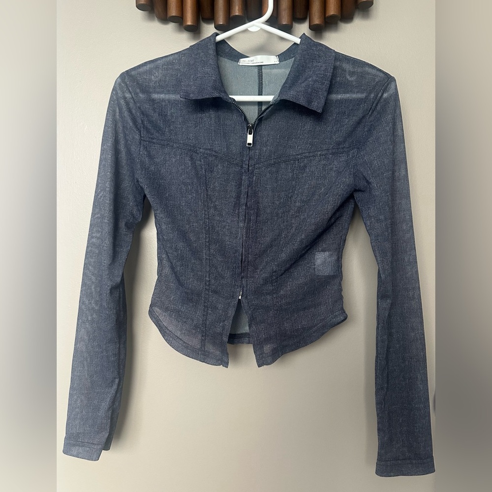 OAK + FORT Sheer Shirt